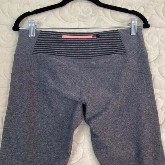 MPG Yoga Capris Leggings with Zipper Pocket Gray Size Medium - Picture 5 of 12